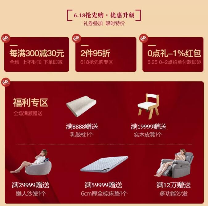 就在今晚！光明家具618抢先购钜惠来袭！