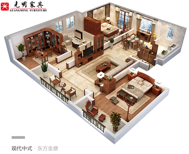 选购到了优质的实木家具，还要懂得如何布置家居环境